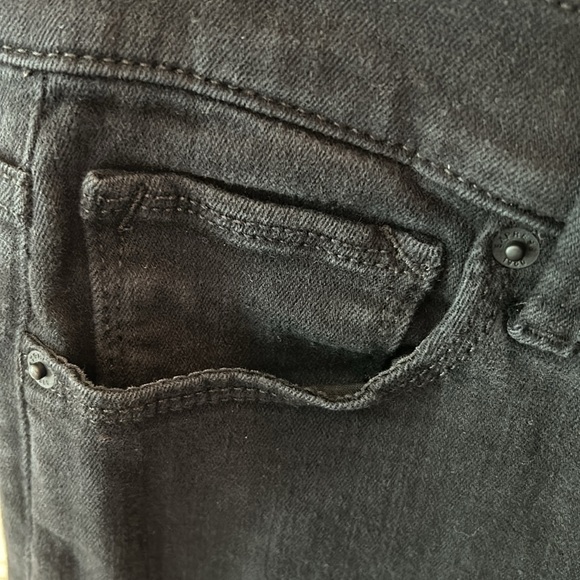 Express Stretch Black Jean Legging Mid Rise Size 4R - Picture 3 of 11